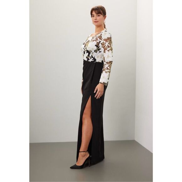 Marchesa Notte Lace Top Gown 🪷 - Picture 2 of 10